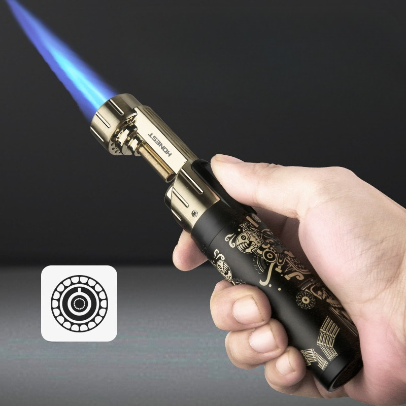 Smoking Gun Kit - 正直な新型メタル防風スプレーガンインフレータブルライター屋外高温青炎耐久性イグナイター喫煙セット