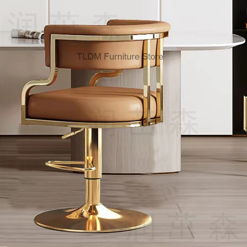 高級バースツール、豪華な回転式バーチェア、ホームアイランドバ - Home Bar Seating のレビューと価格