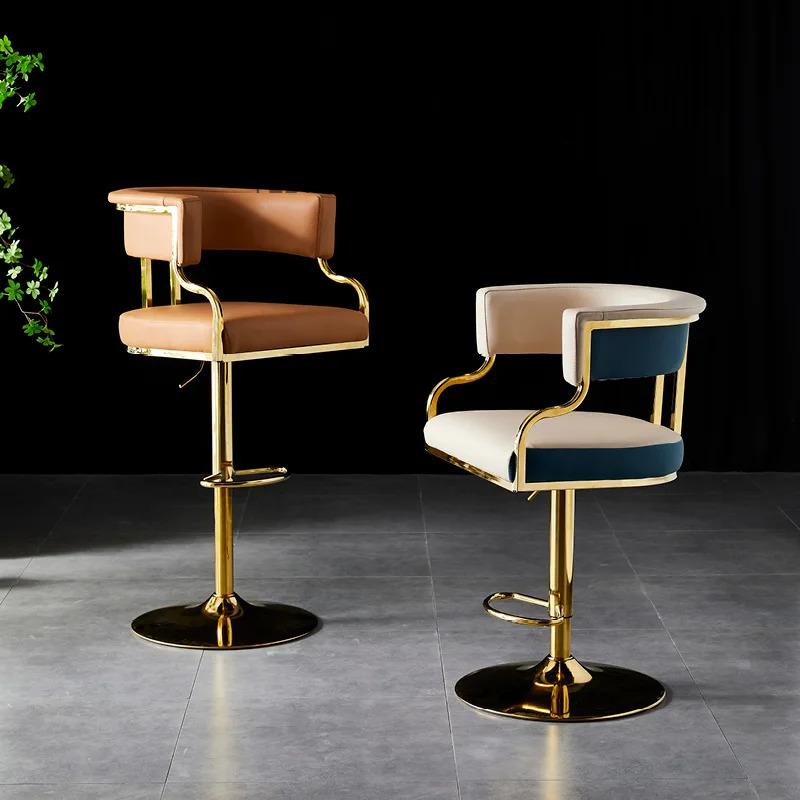 高級バースツール、豪華な回転式バーチェア、ホームアイランドバ - Home Bar Seating のレビューと価格