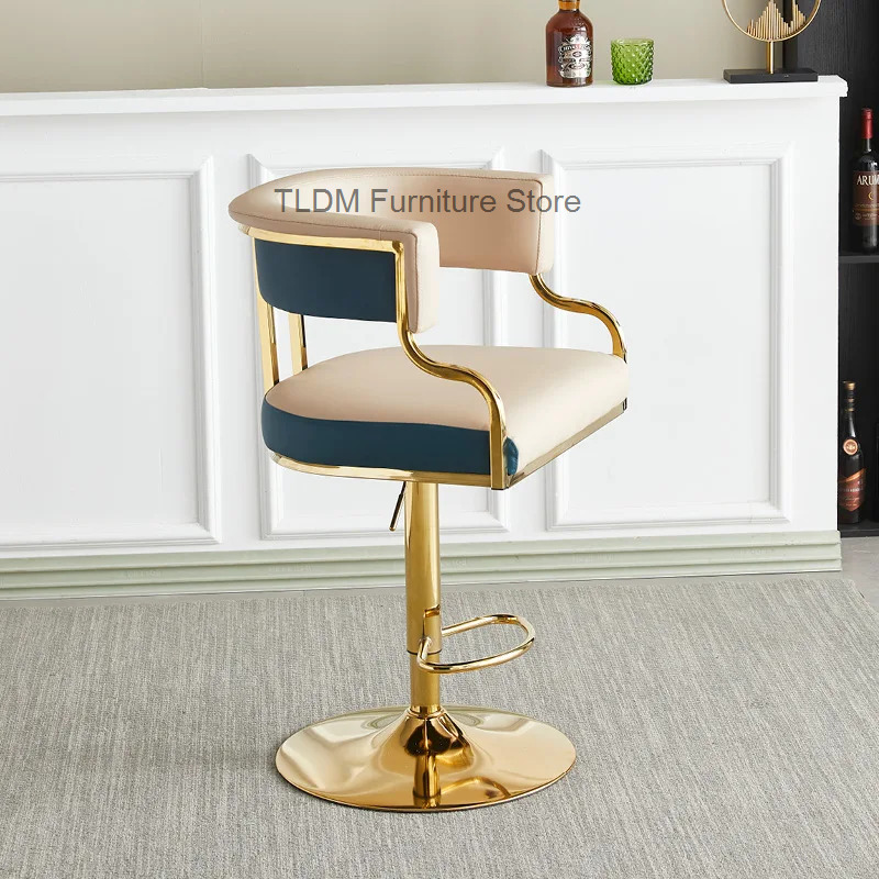 高級バースツール、豪華な回転式バーチェア、ホームアイランドバ - Home Bar Seating のレビューと価格