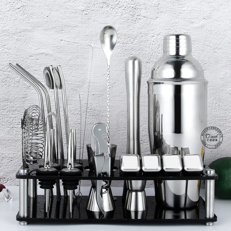14/20/23/25個入り、金属製ボストンカクテルシェイカ - Boston Shaker Set のレビューと価格