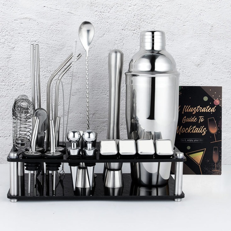 14/20/23/25個入り、金属製ボストンカクテルシェイカ - Boston Shaker Set のレビューと価格