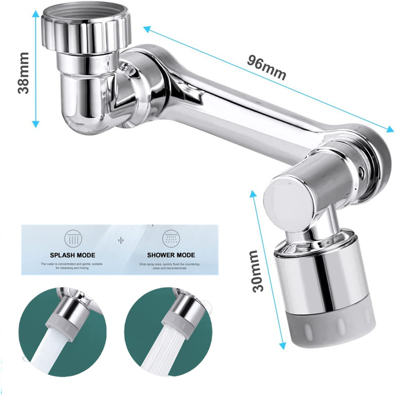 1080 °   回転蛇口スプレーヘッド 22/24 ミリメ - Home Bar Sink のレビューと価格