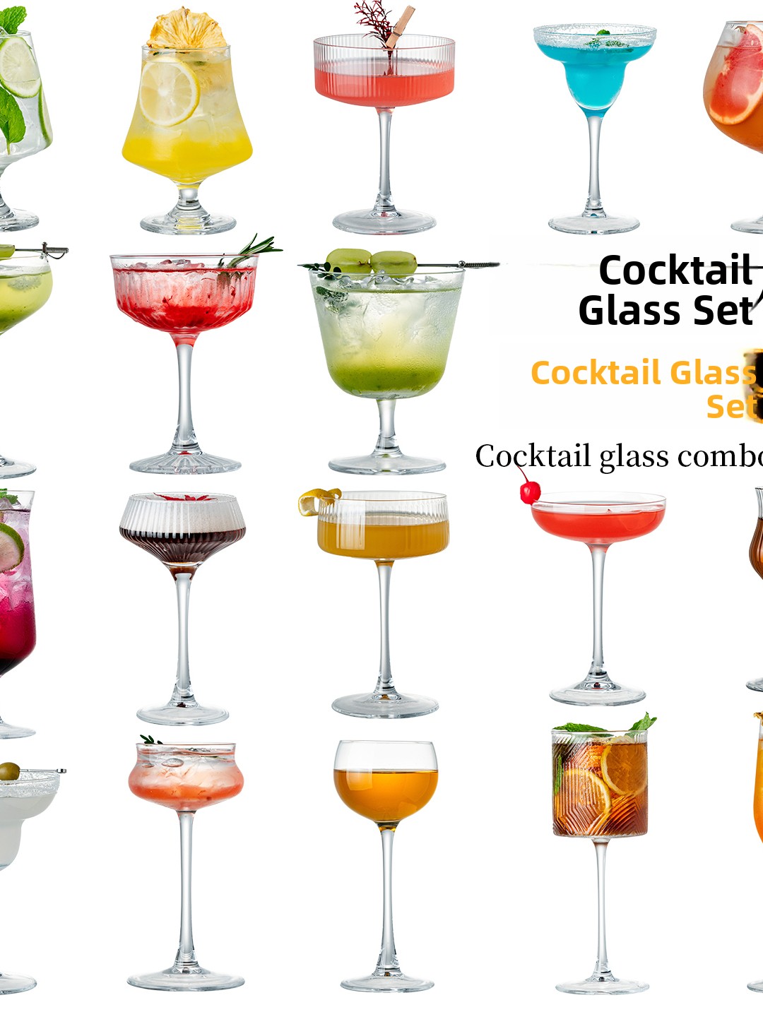 プレミアムクリスタルガラスカクテルセット ヴィンテージバー  - Old Fashioned Glass のレビューと価格